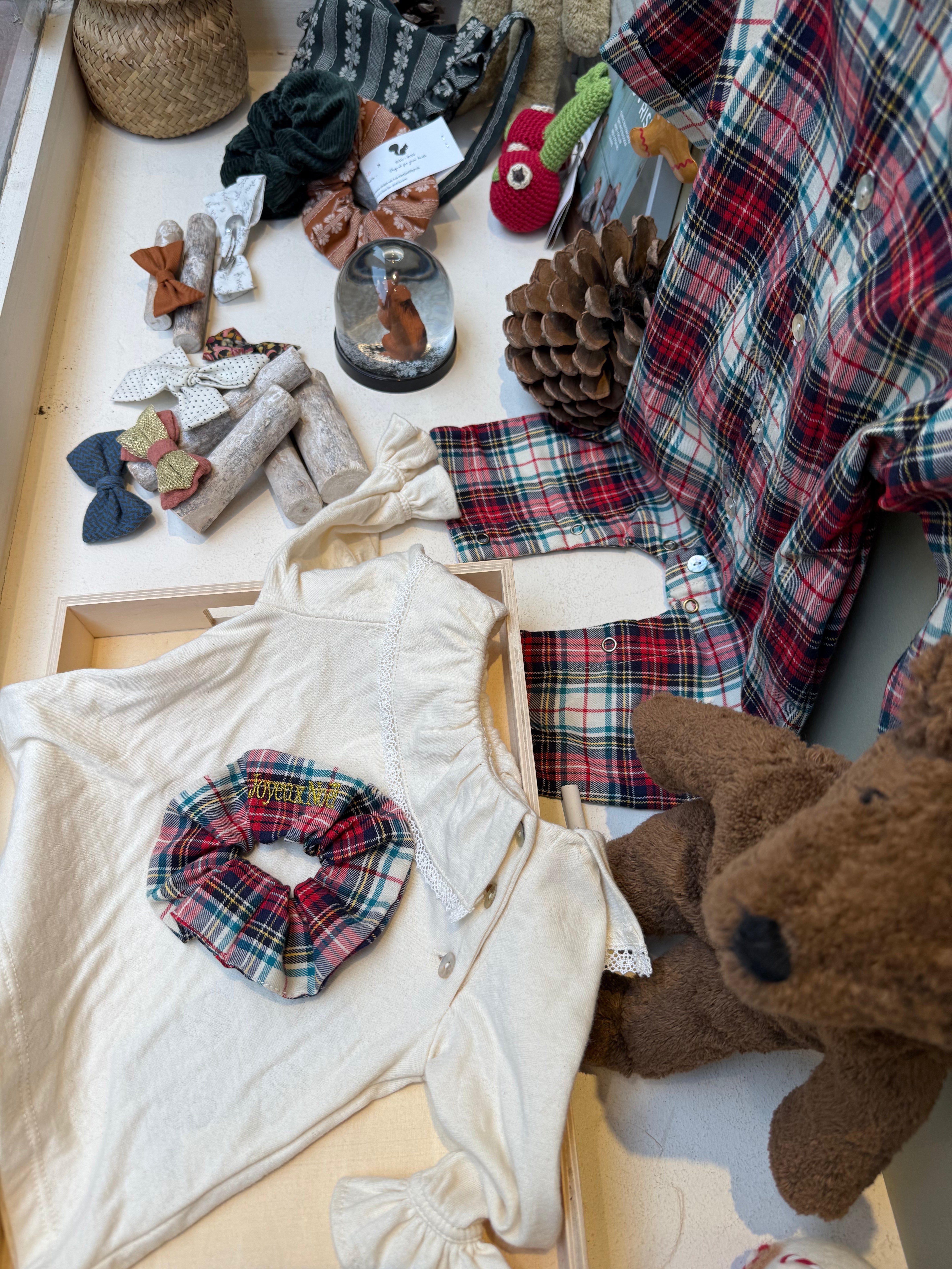 Chouchou écossais de Noël