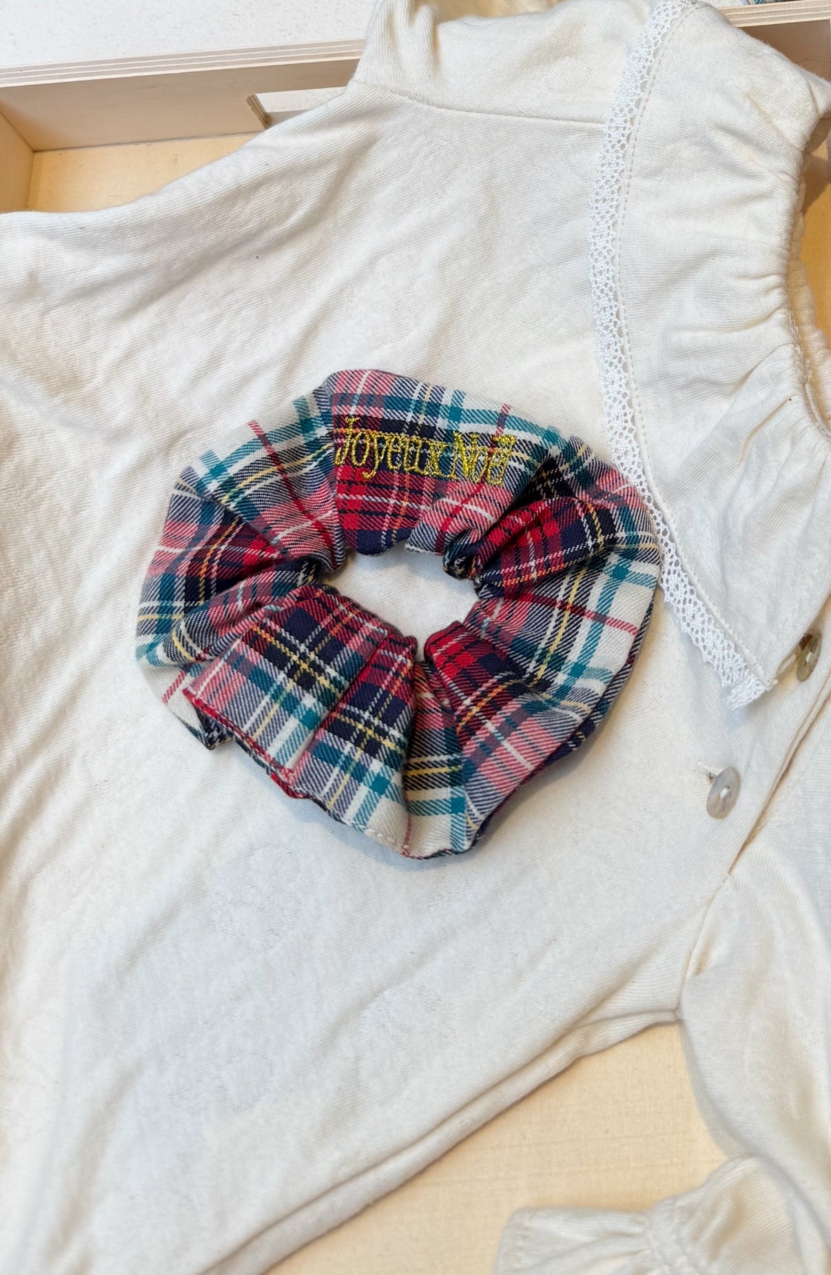 Chouchou écossais de Noël