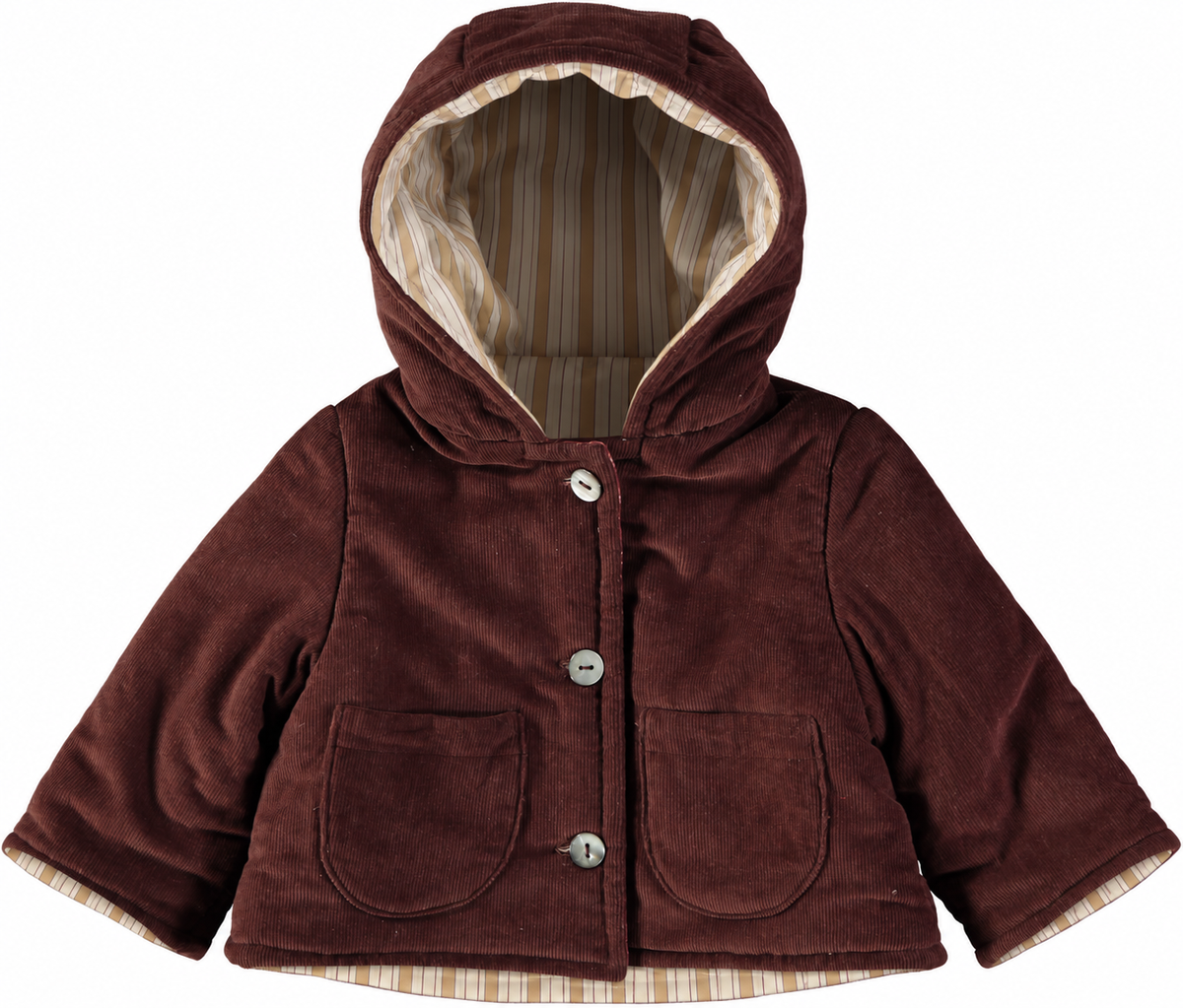 Manteau bébé Orso rembourrage coton bio