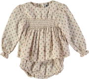 Robe bébé Primavera et son bloomer