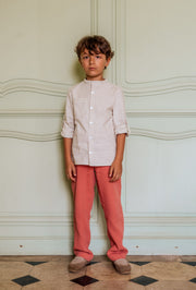 Pantalon enfant Golfeur - Rose grenadine