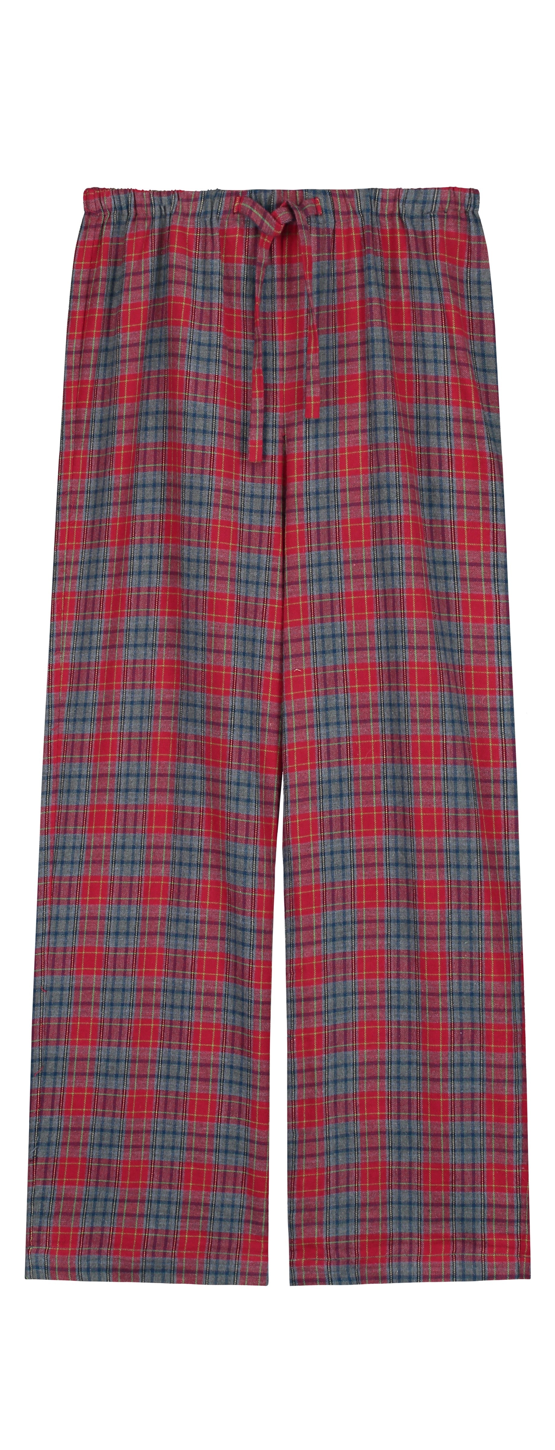 Pyjama de Noël enfant à carreaux rouge en coton biologique