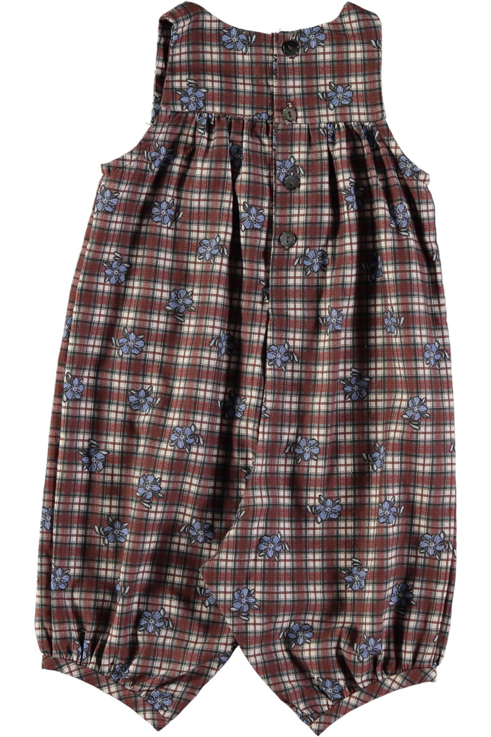 salopette bébé hiver par risu risu a carreaux