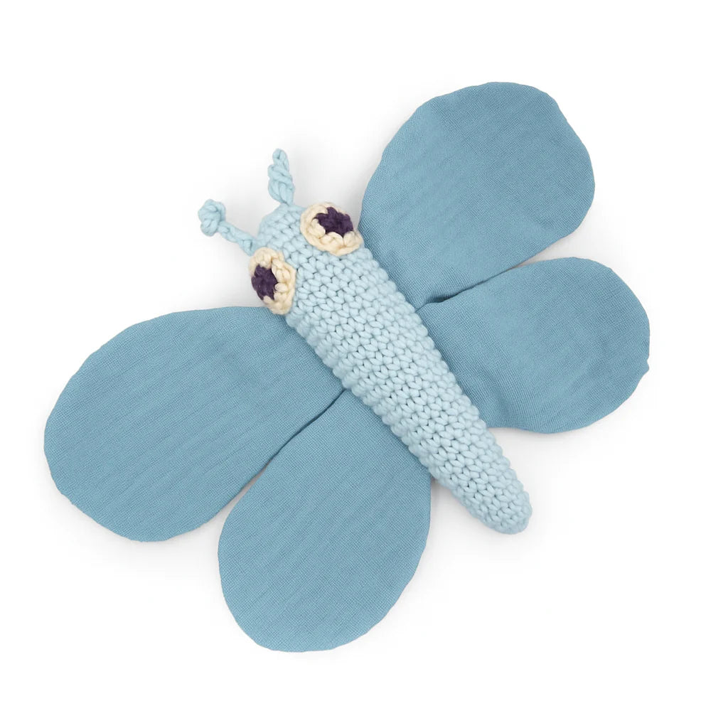 Hochet Papillon Bleu