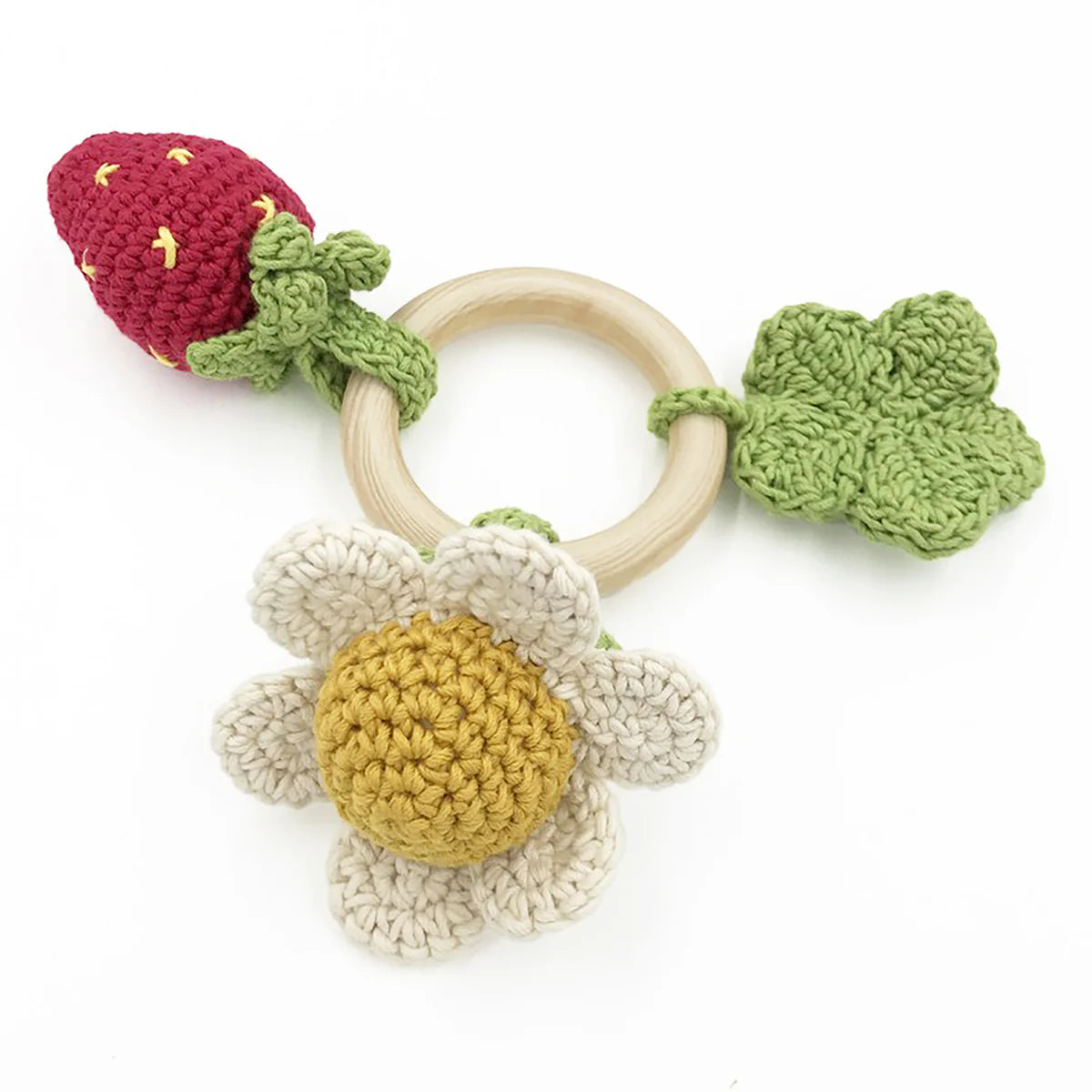 Teether Printemps en crochet
