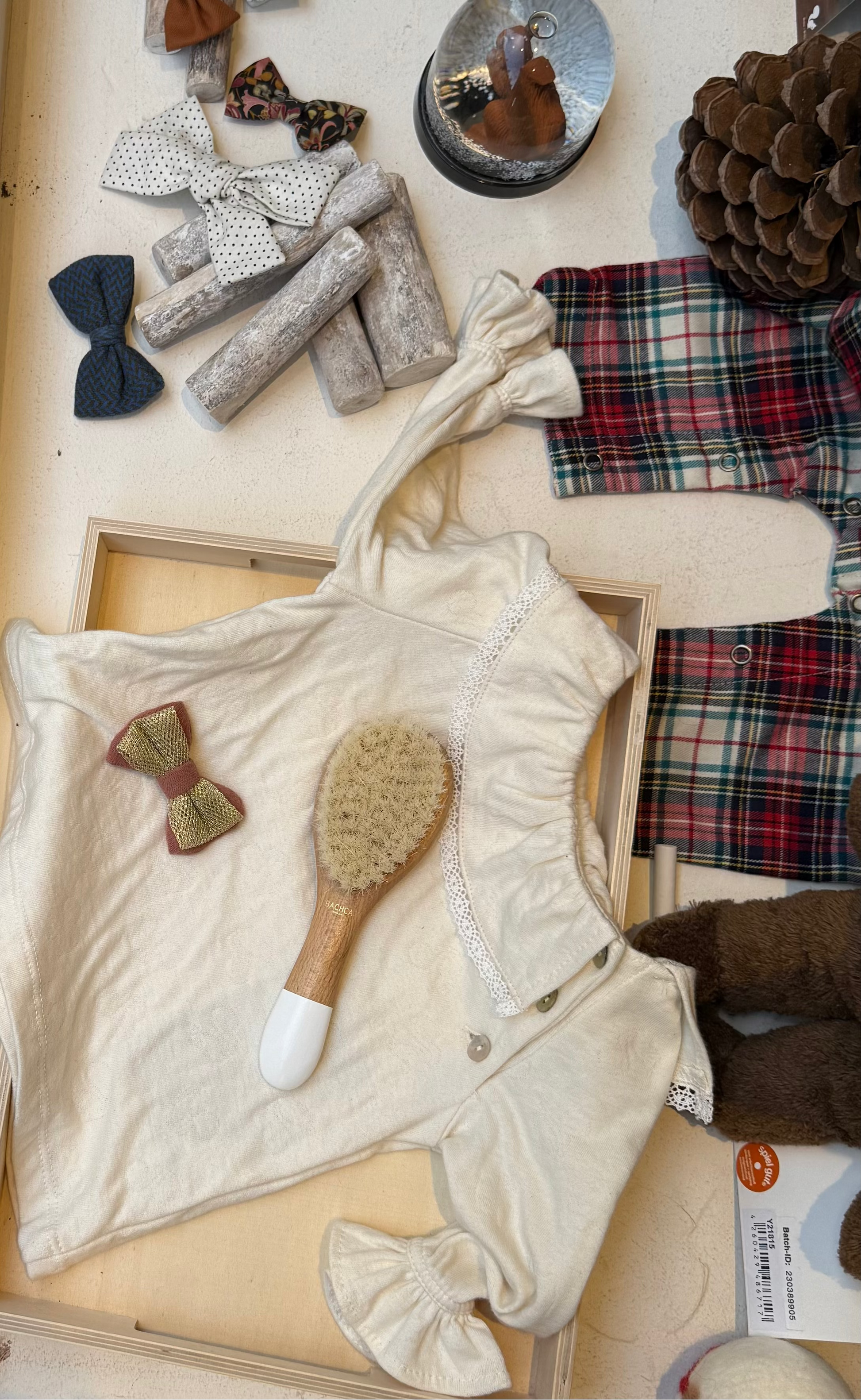 brosse bébé naturelle en bois