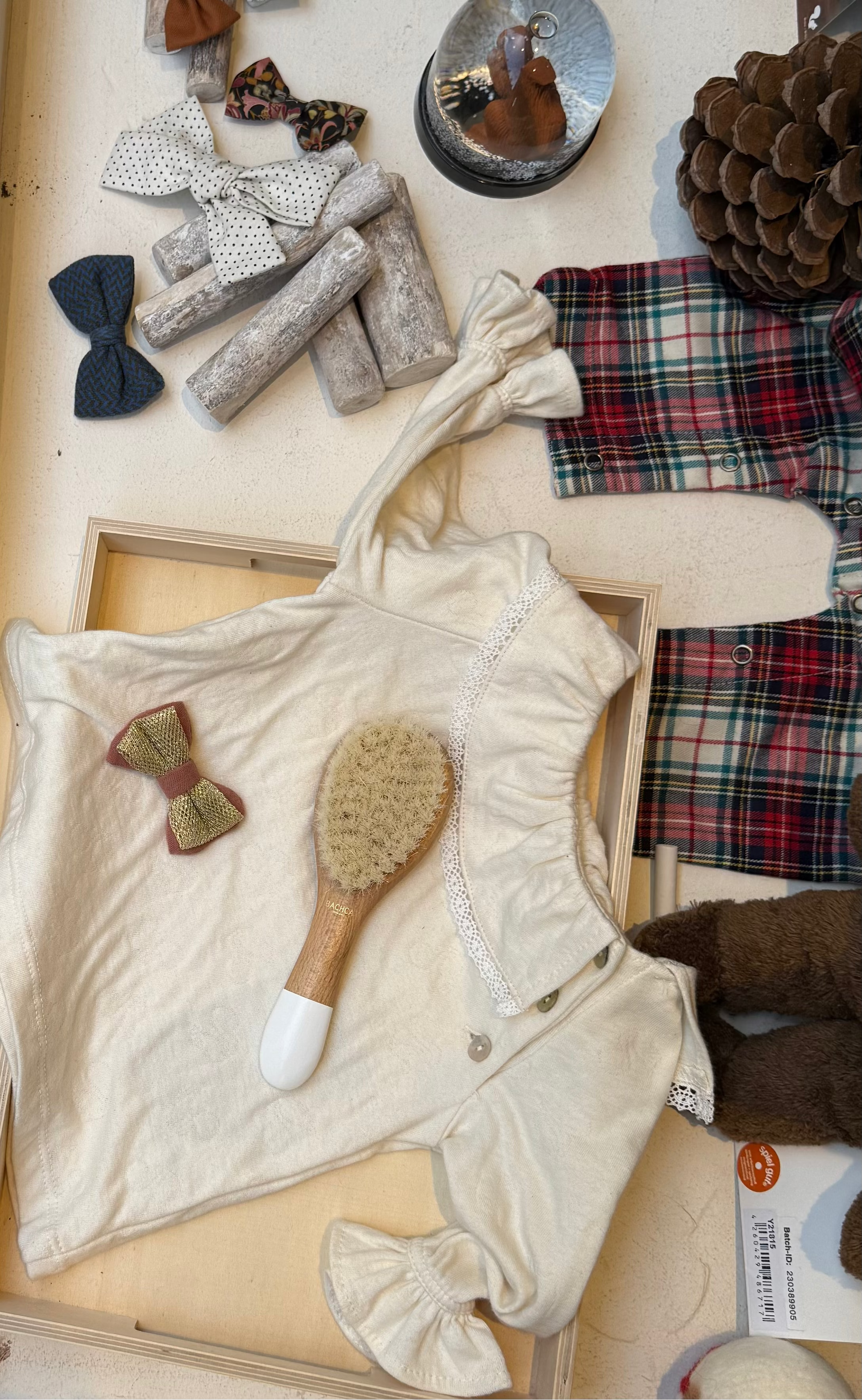 brosse bébé naturelle en bois