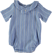Combinaison bébé Mousse - Rayure atlantic