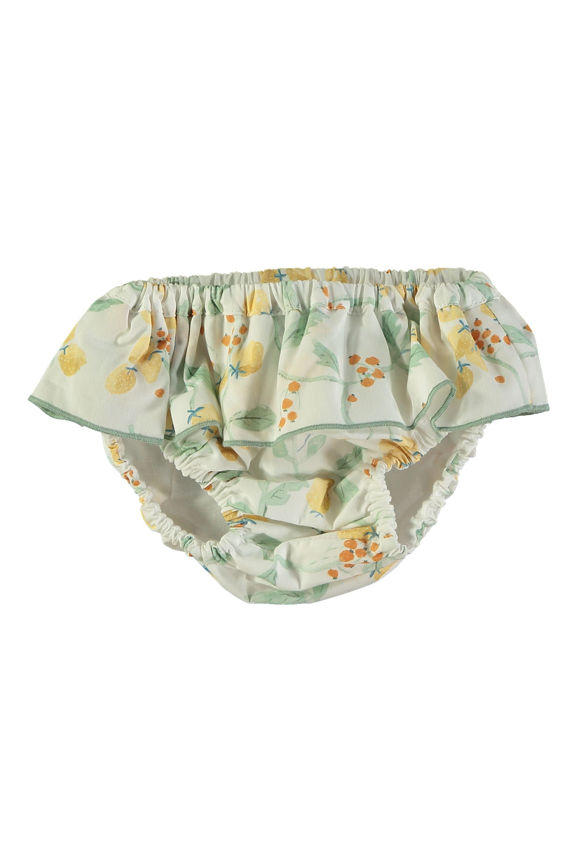 culotte de bain en pur coton bio doublée coton bio