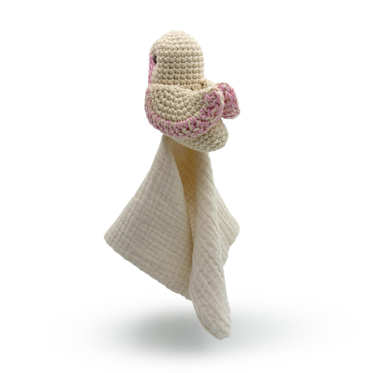 Pink Titmouse Crocheted pink titmouse soft toy – risurisu-paris