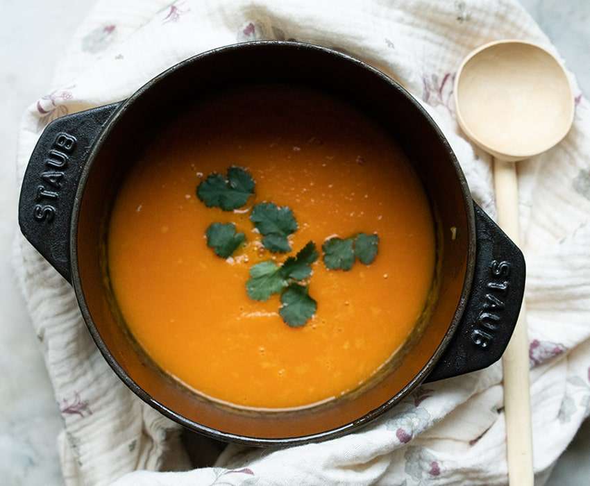 soupe bio carottes